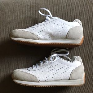 Women's Polo Sport Ralf Lauren White Shoes 7